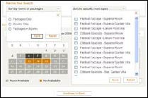 An Advanced Search&nbsp;engine that enables guests to search for packages, specific rooms etc